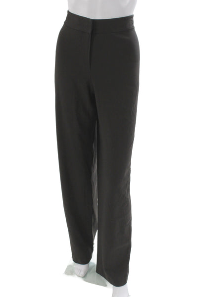 St. John Collection Women Dress Pants Black Virgin Wool Size 14