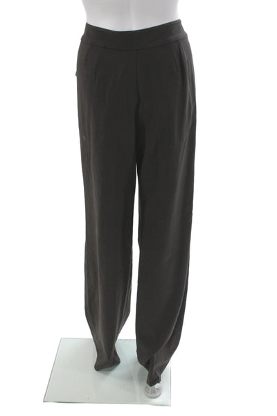St. John Collection Women Dress Pants Black Virgin Wool Size 14
