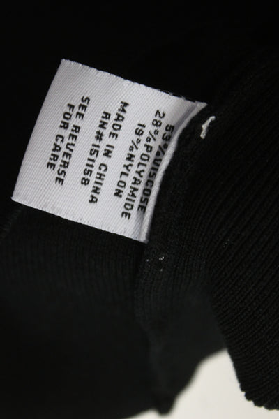 525 Womens Basic Viscose Square Neck Sleeveless Tank Black Size S