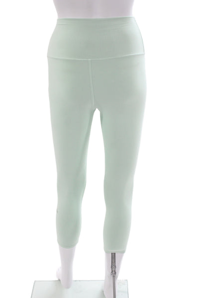 Alo Women Green Capri Leggings Athleisure Size 2XS