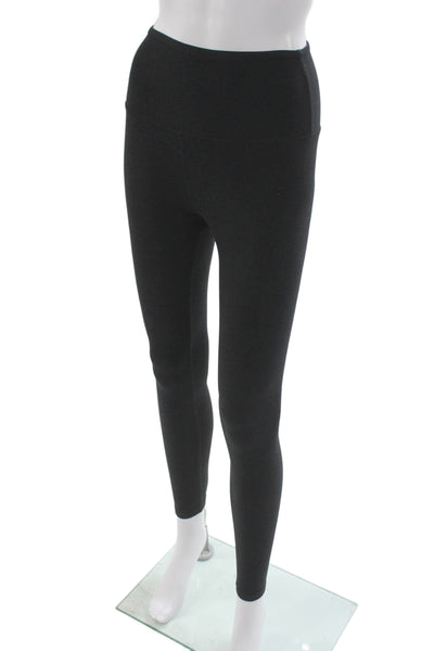 Beyond Yoga Womens Ankle Leggings Black Polyester Pull On Yoga Size S