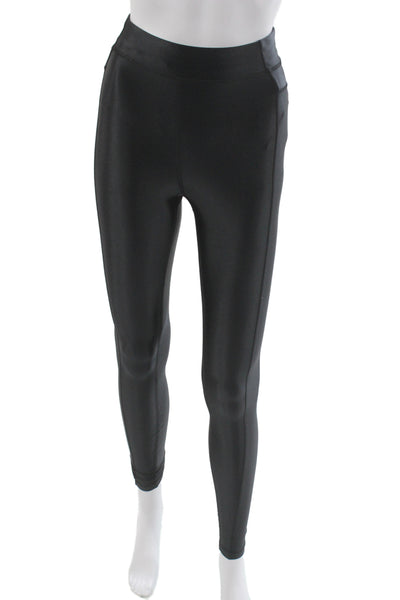 Lululemon Women Black Nylon Ankle Leggings Athleisure Size 2