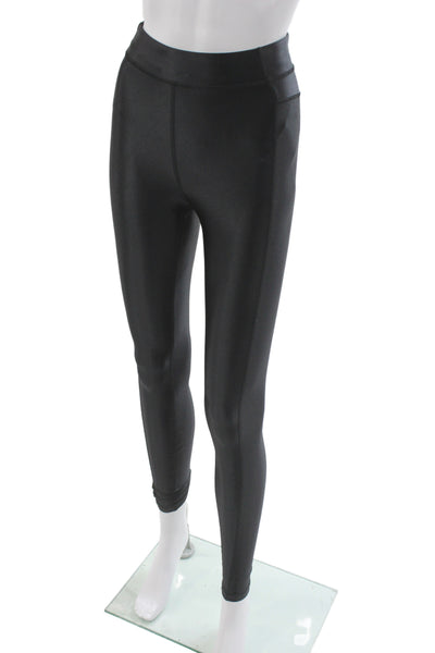 Lululemon Women Black Nylon Ankle Leggings Athleisure Size 2