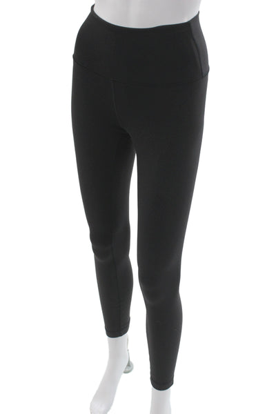 Lululemon Womens Ankle Leggings Black Nylon Pull On Size 4