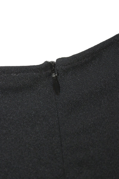 Reformation Womens A-Line Black Viscose Short Skirt Size 6