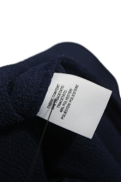 Derek Lam 10 Crosby Womens Shift Dress Blue V-Neck Short Sleeve Size 6