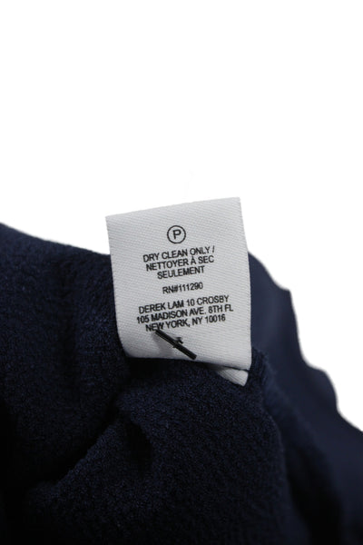 Derek Lam 10 Crosby Womens Shift Dress Blue V-Neck Short Sleeve Size 6