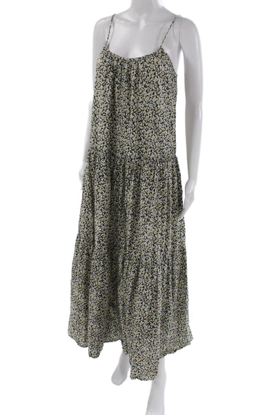 Apiece Apart Women Multicolor Floral Maxi Dress Cotton Sleeveless Size S