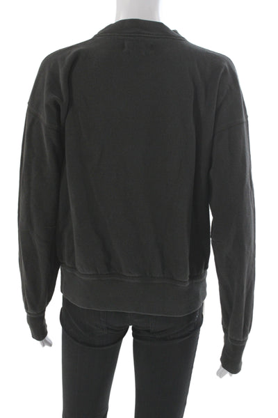 Isabel Marant Etoile Women Black Pullover Sweatshirt Mockneck Size 40