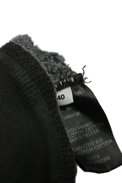 Isabel Marant Etoile Women Black Pullover Sweatshirt Mockneck Size 40