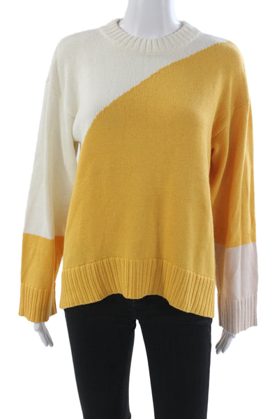 Apiece Apart Women Pullover Sweater Multicolor Organic Cotton Crewneck Size XS