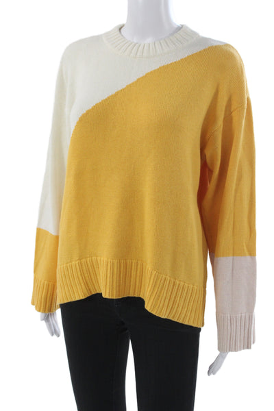 Apiece Apart Women Pullover Sweater Multicolor Organic Cotton Crewneck Size XS