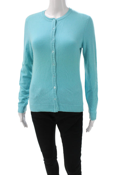 Fifty Nine Collection Women Blue Cashmere Cardigan Size S