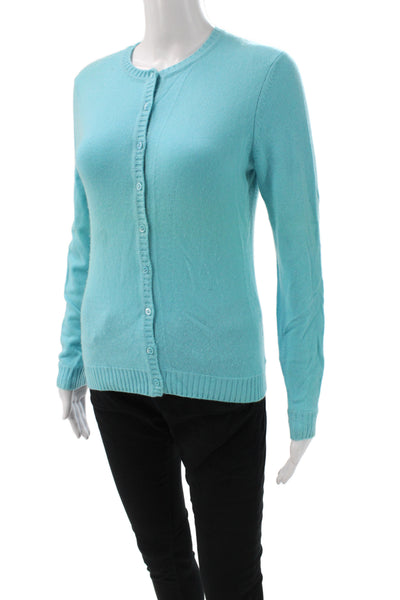 Fifty Nine Collection Women Blue Cashmere Cardigan Size S