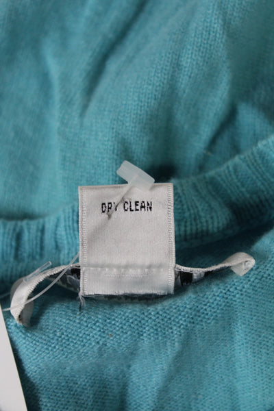 Fifty Nine Collection Women Blue Cashmere Cardigan Size S