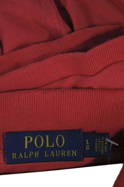 Polo Ralph Lauren Mens Short Sleeve Collared Classic Fit Polo Shirt Red Large