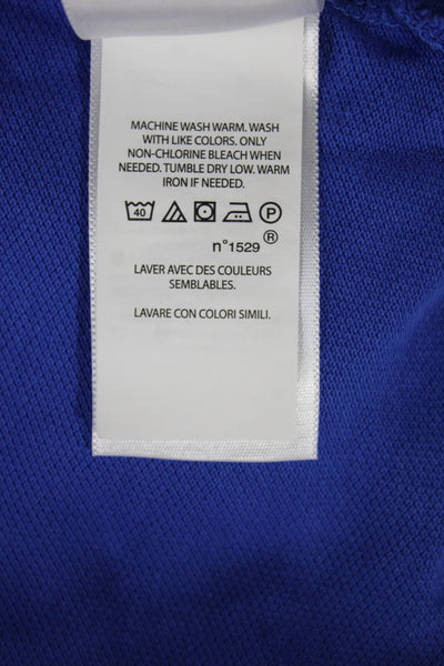 Polo Ralph Lauren Mens Short Sleeve Collared Slim Fit Polo Shirt Blue Size Large