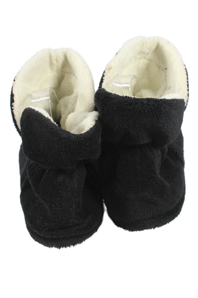 Patricia Green Womens Slip On Round Toe Knit Slipper Shoes Black Size 7