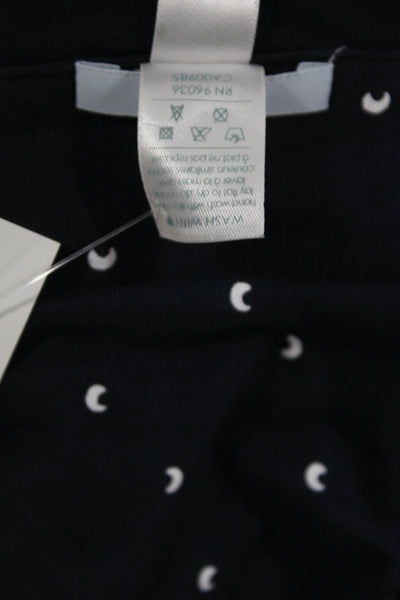 Eberjey Women Viscose Nightshirt Blue Celestial Long Sleeve Size S