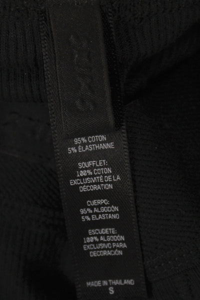 Skims Women Ankle Leggings Black Cotton Elastane Size S