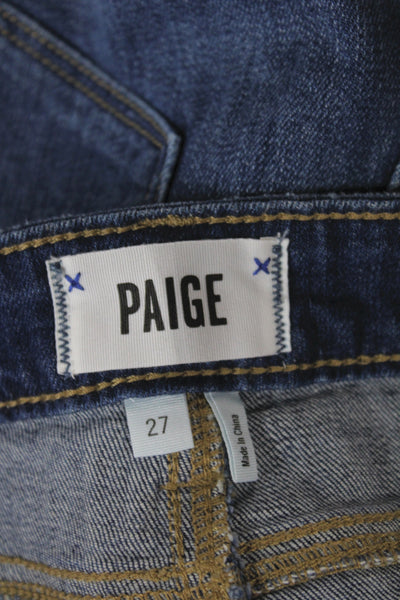 Paige Womens Boyfriend Denim Shorts Blue Size 27