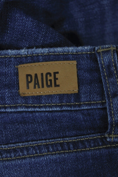 Paige Womens Boyfriend Denim Shorts Blue Size 27