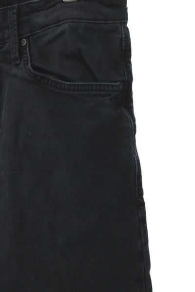 Mavi Jeans Men Skinny Black High Rise Cotton Jeans Size 32