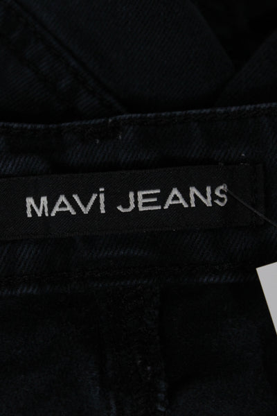 Mavi Jeans Men Skinny Black High Rise Cotton Jeans Size 32