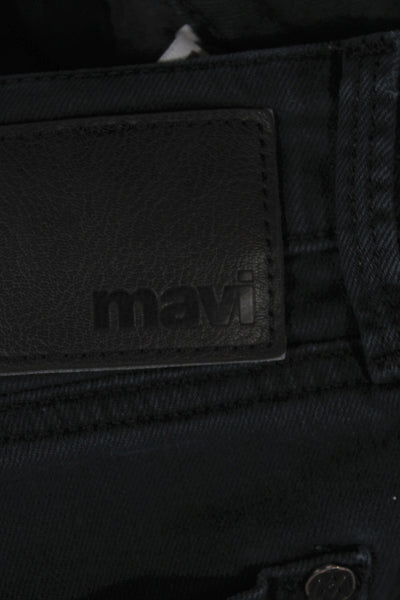 Mavi Jeans Men Skinny Black High Rise Cotton Jeans Size 32