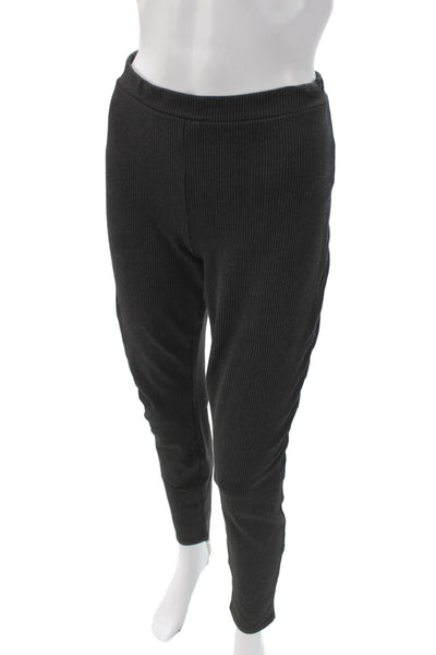 Joie Women Ankle Pants Black Viscose Pull On Solid Classic Fall Size M