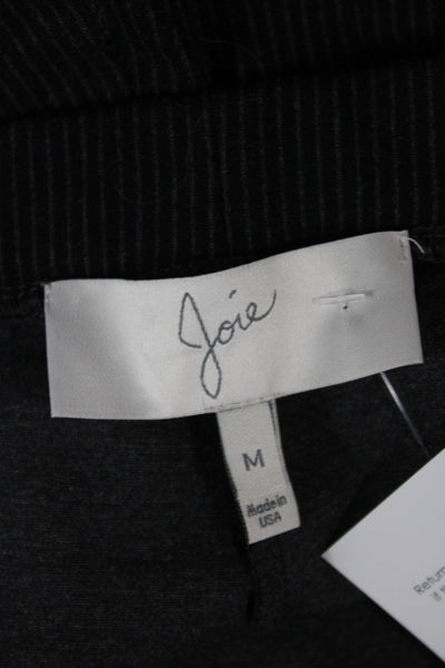Joie Women Ankle Pants Black Viscose Pull On Solid Classic Fall Size M