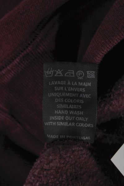 Isabel Marant Etoile Womens Pullover Red Mock Neck Size 38