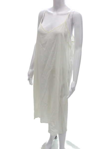 The Great Womens Maxi Floral Cotton Dress Ivory Long Sleeve Size 3