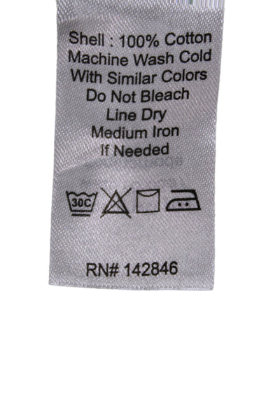 Rhode Women Multicolor Sundress Cotton Square Neck Midi Half Sleeve Size S
