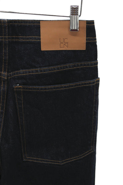 Ulla Johnson Womens Wide Leg High Waist Jeans Blue Size 28