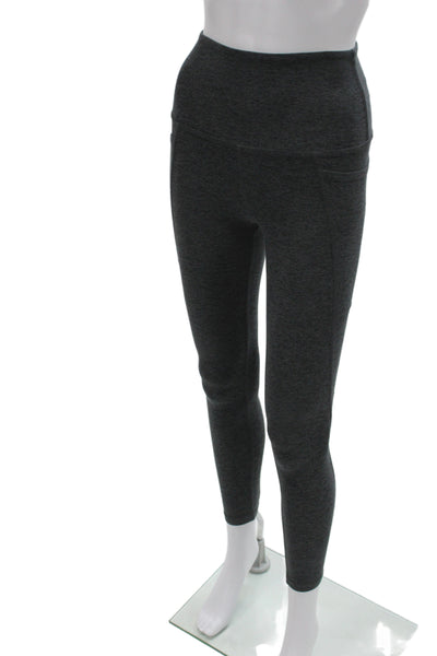 Beyond Yoga Women Ankle Leggings Gray Polyester Athleisure Size XS