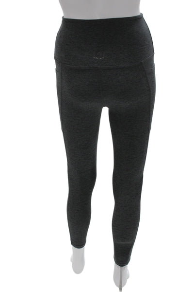 Beyond Yoga Women Ankle Leggings Gray Polyester Athleisure Size XS