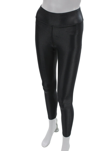 Carbon 38 Women Athleisure Ankle Leggings Black Nylon Solid Fall Size XS