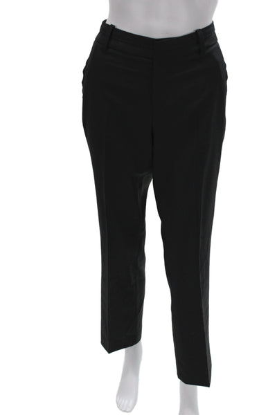 Comptoir Des Cotonniers Womens Black Dress Pants Polyester Zip Size S