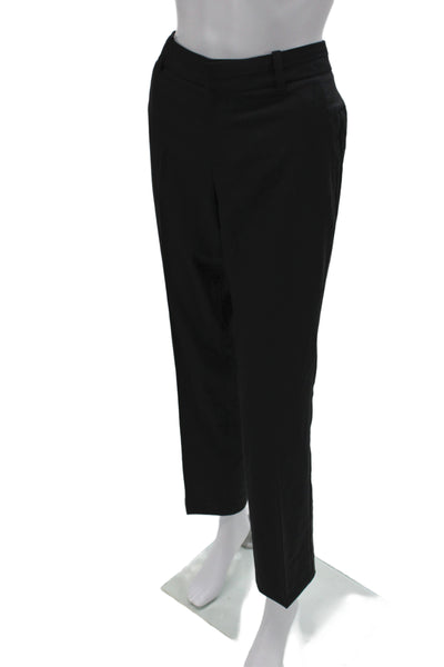 Comptoir Des Cotonniers Womens Black Dress Pants Polyester Zip Size S