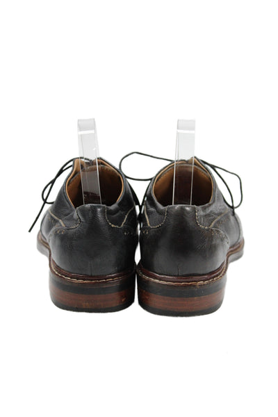 Cole Haan Mens Leather Lace Up Oxford Dress Shoes Black Size 8 Medium