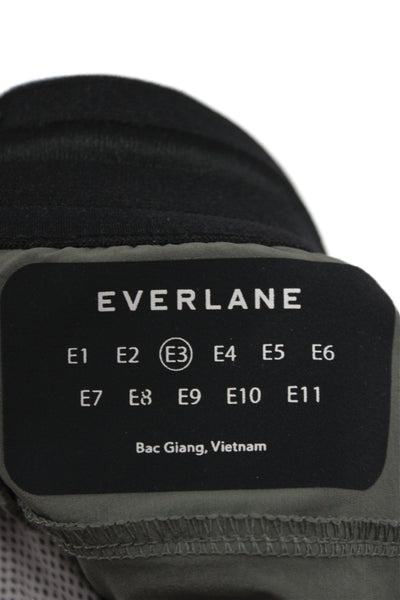 Everlane Mens Track Pants Green Nylon Pull On Athleisure Size 3