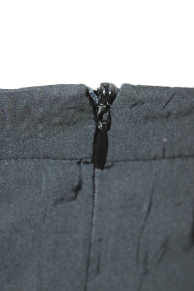 S Max Mara Womens Tulip Skirt Black Polyester Knee Length Size 10
