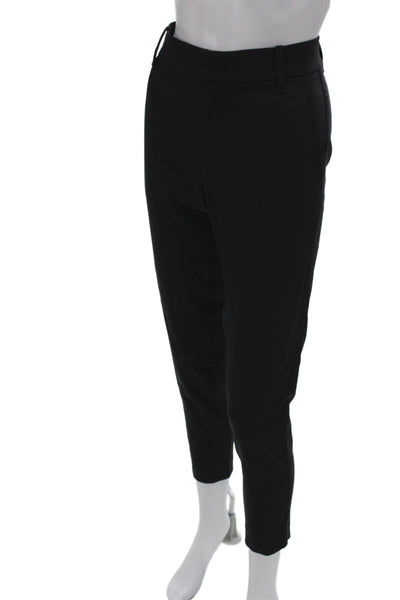 Vince Women Dress Pants Black Wool Zip Closure Size 2
