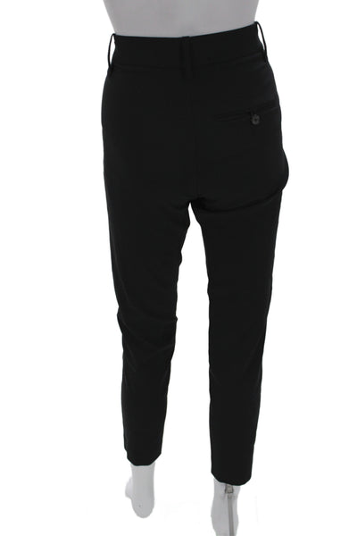 Vince Women Dress Pants Black Wool Zip Closure Size 2