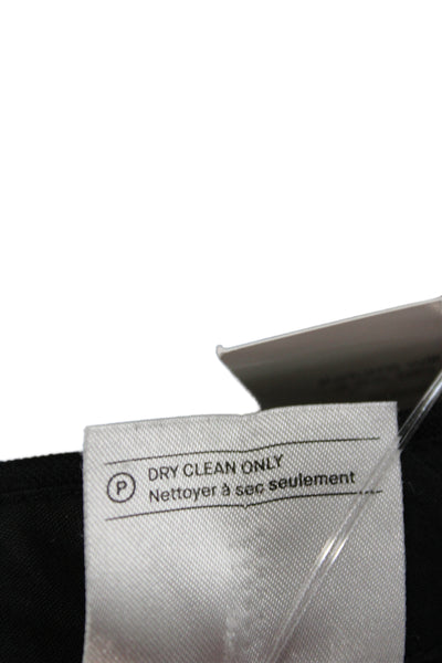 Vince Women Dress Pants Black Wool Zip Closure Size 2
