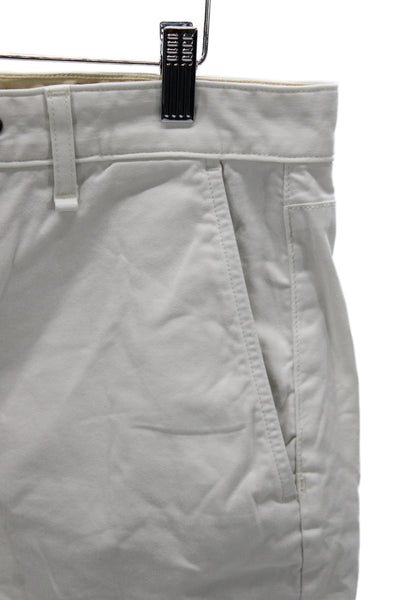 Rag & Bone Mens Chino Shorts White Cotton Button Size 33