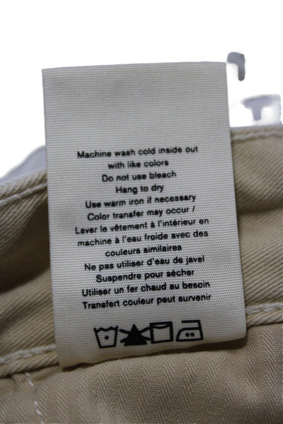 Rag & Bone Mens Chino Shorts White Cotton Button Size 33