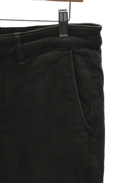 Rag & Bone Mens Chino Pants Black Cotton Button Size 33