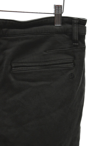 Rag & Bone Mens Chino Pants Black Cotton Button Size 33